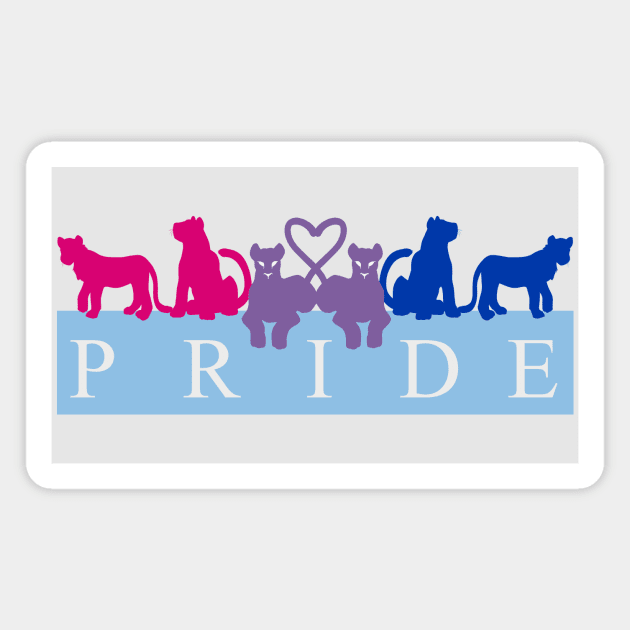 Bi Lion Pride Magnet by Ausplosion